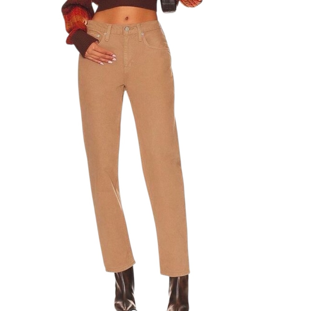 Etica Jeans Marlowe Slim Boyfriend In Petrified Oak Mid Rise Women’s Size 32